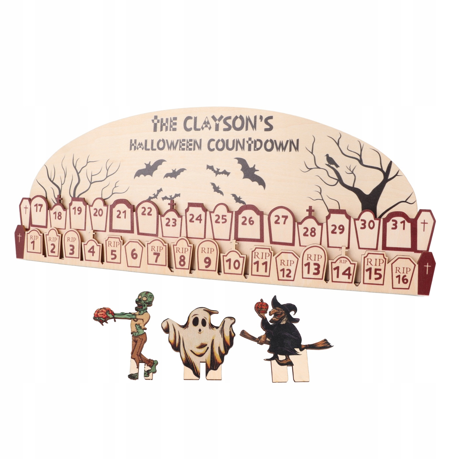 Halloween adventný kalendár 2023 31 dní