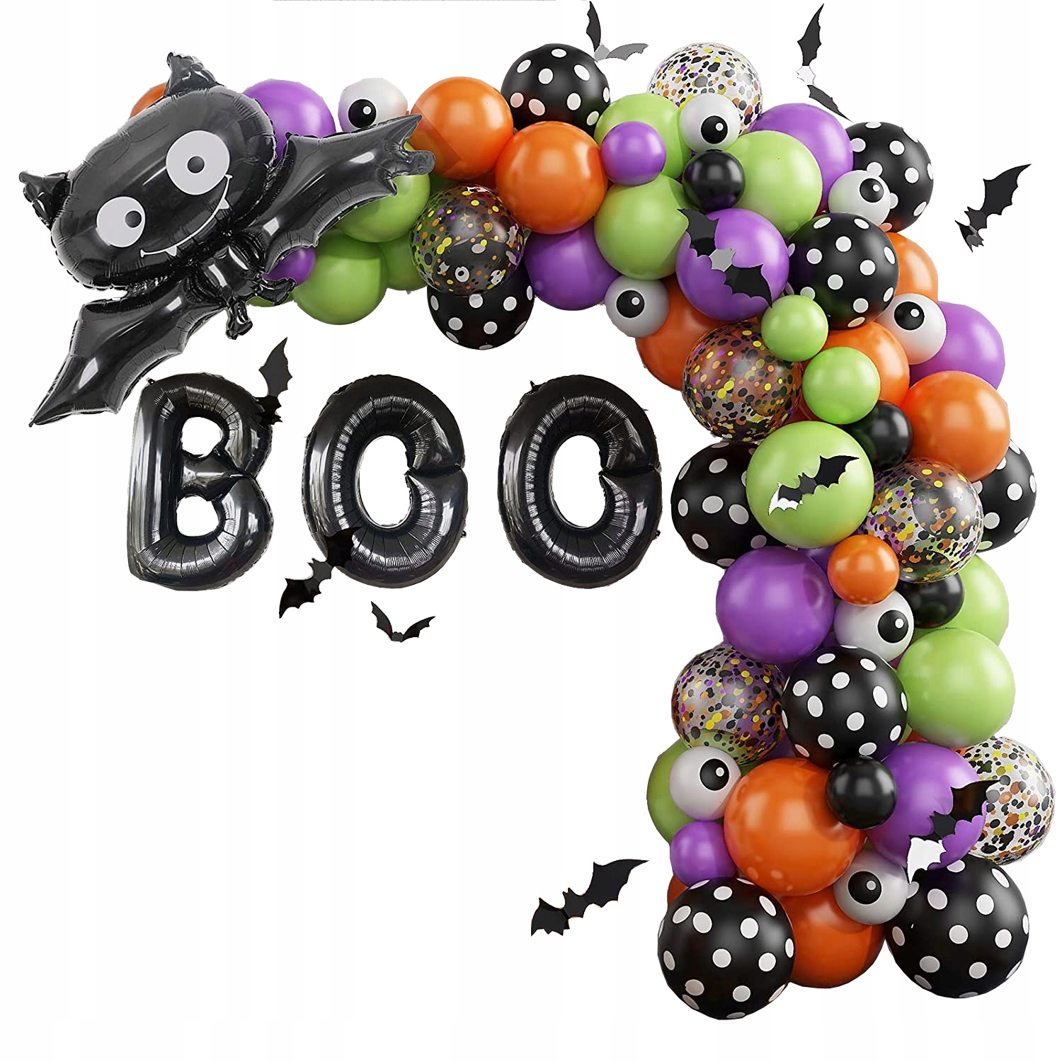 Halloweenske dekorácie Sada balónových dekorácií