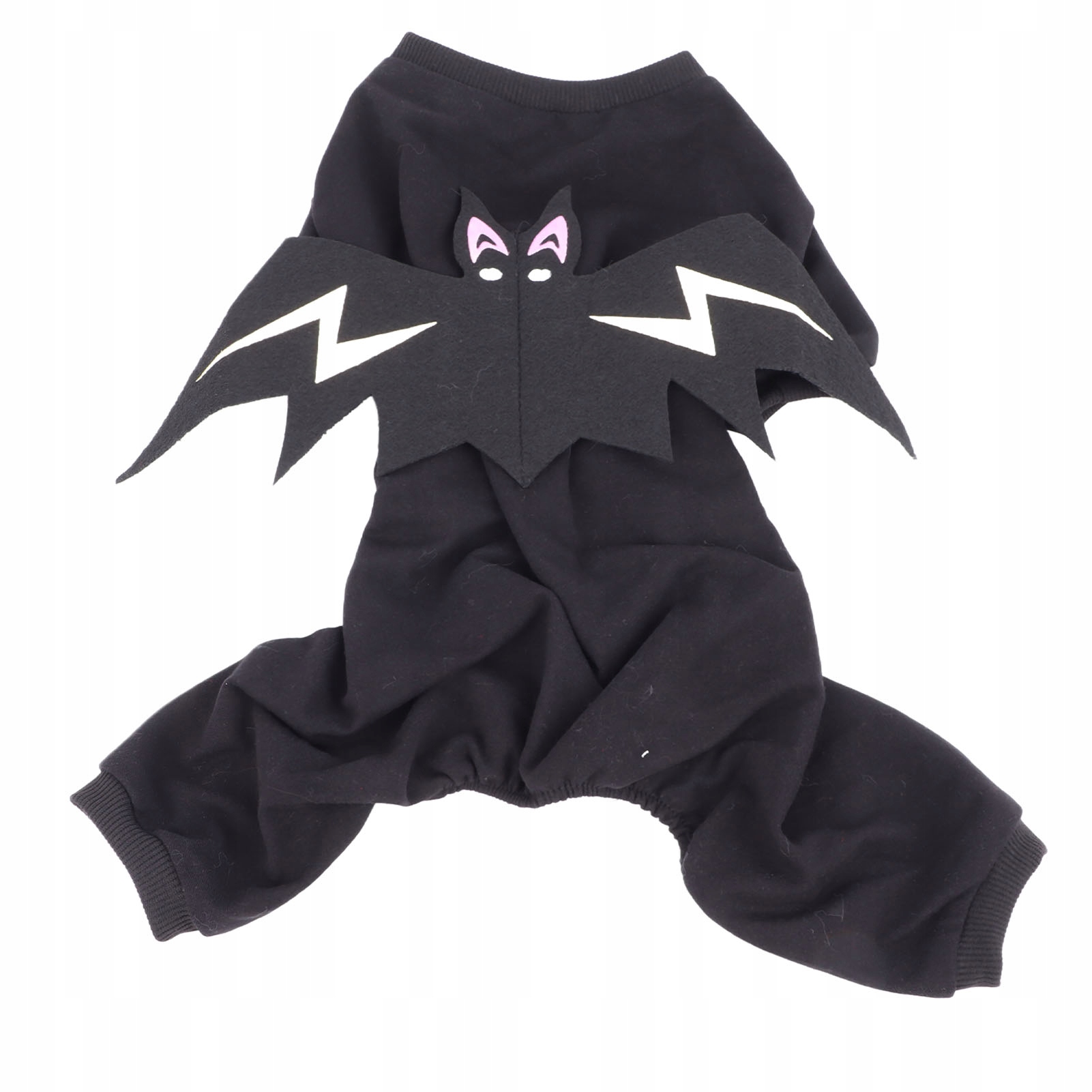 Halloweensky kostým mačky s netopierími krídlami pre cosplay