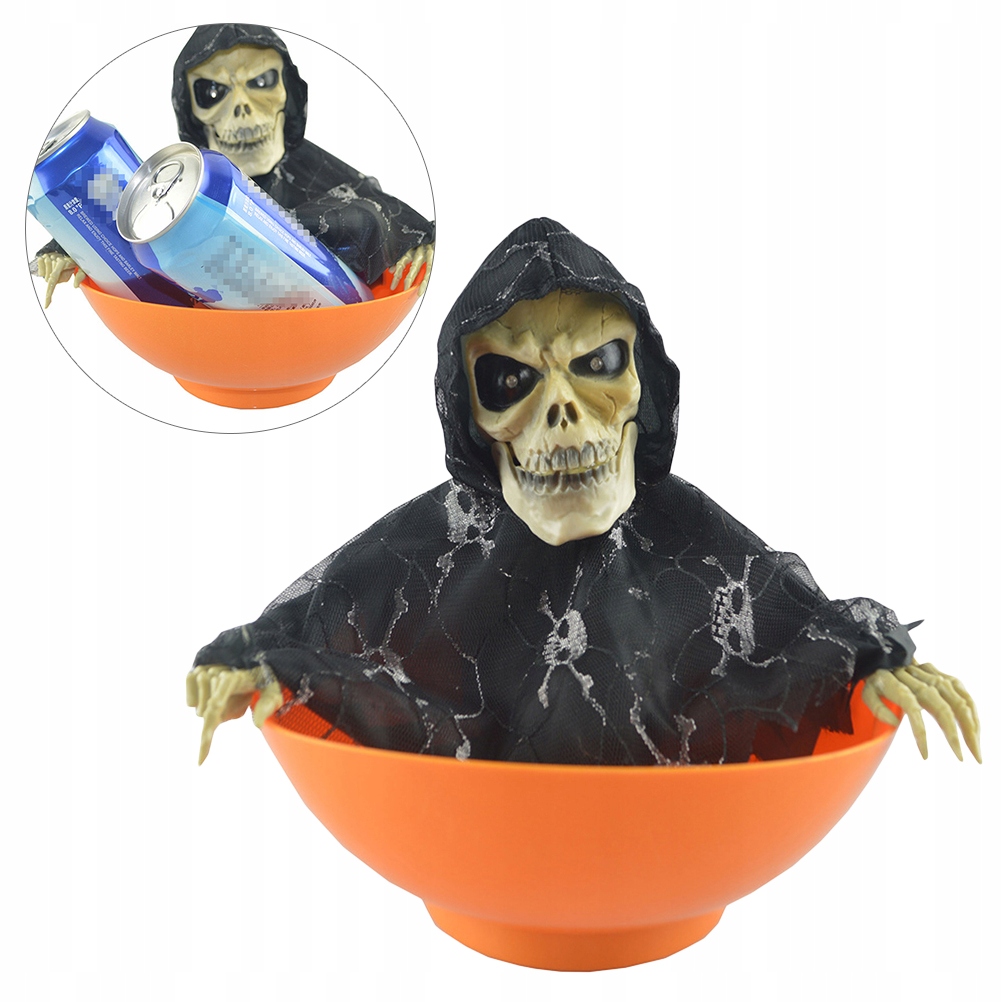 Halloweenska darčeková miska so sladkosťami