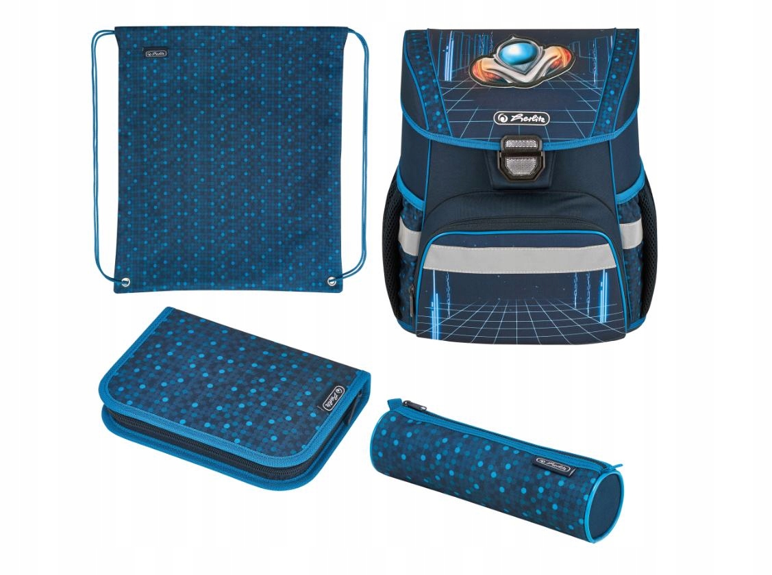 Aktovka - Herlitz Schoolbag Loop plus vybavené vesmírne auto
