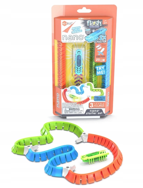 Hexbug nano flash štartovacia súprava štartovacia sada 433-7124