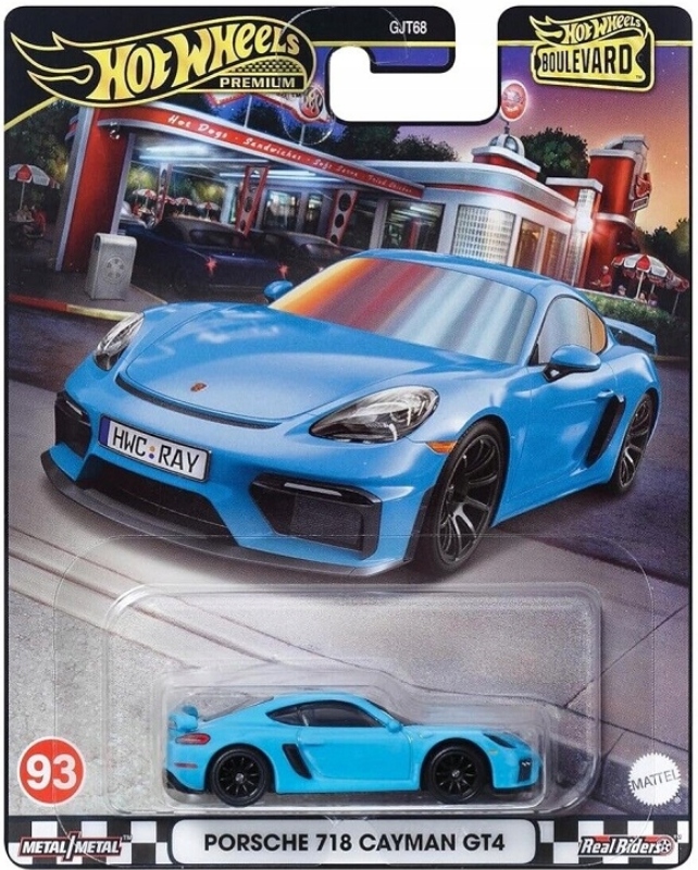 Hot Wheels Premium Boulevard Porsche 718 Cayman GT4
