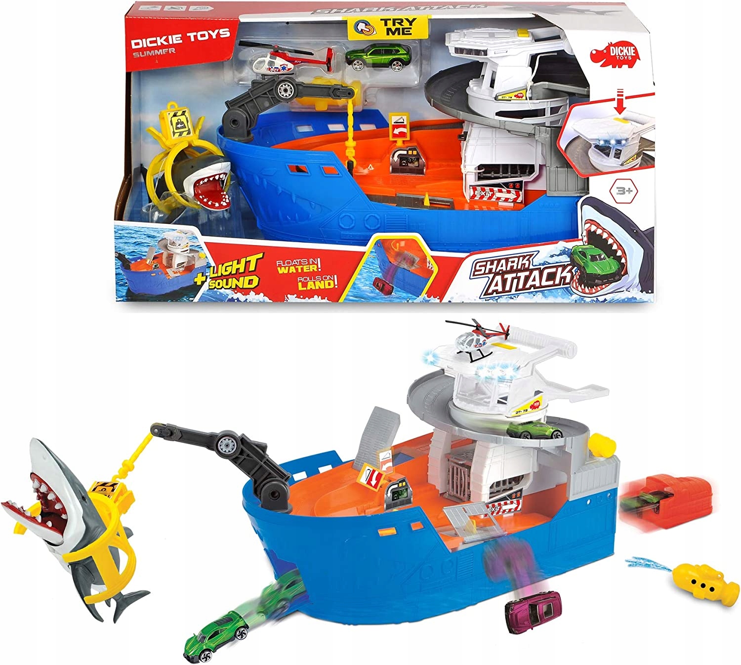 Dickie City Shark Attacks, 50 cm