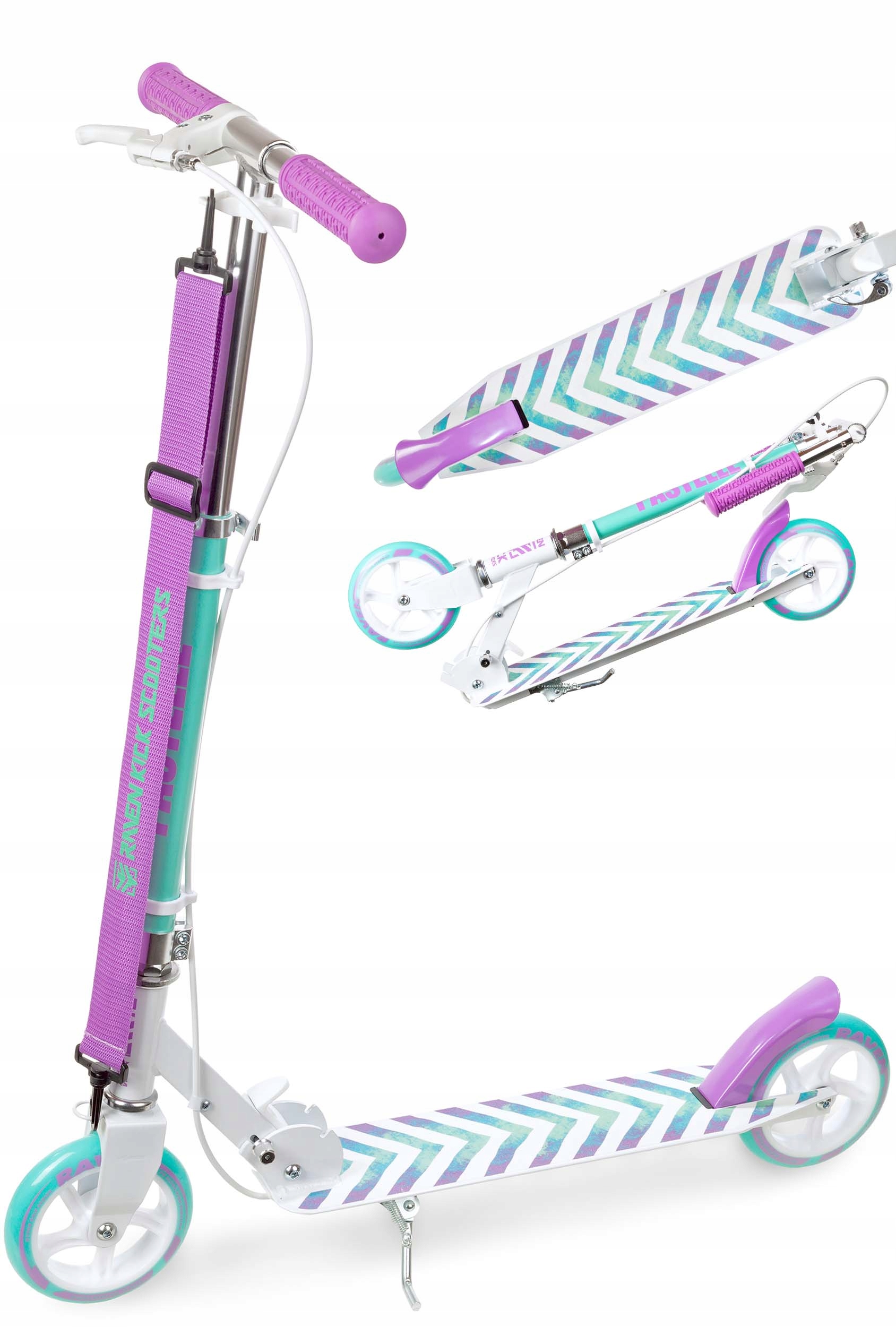 Raven Pastelle skladací skúter 145 mm s brzdou