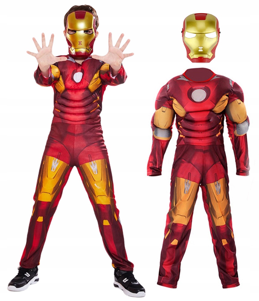Kostým pre chlapca- Iron Man Stoys Costum 110-116