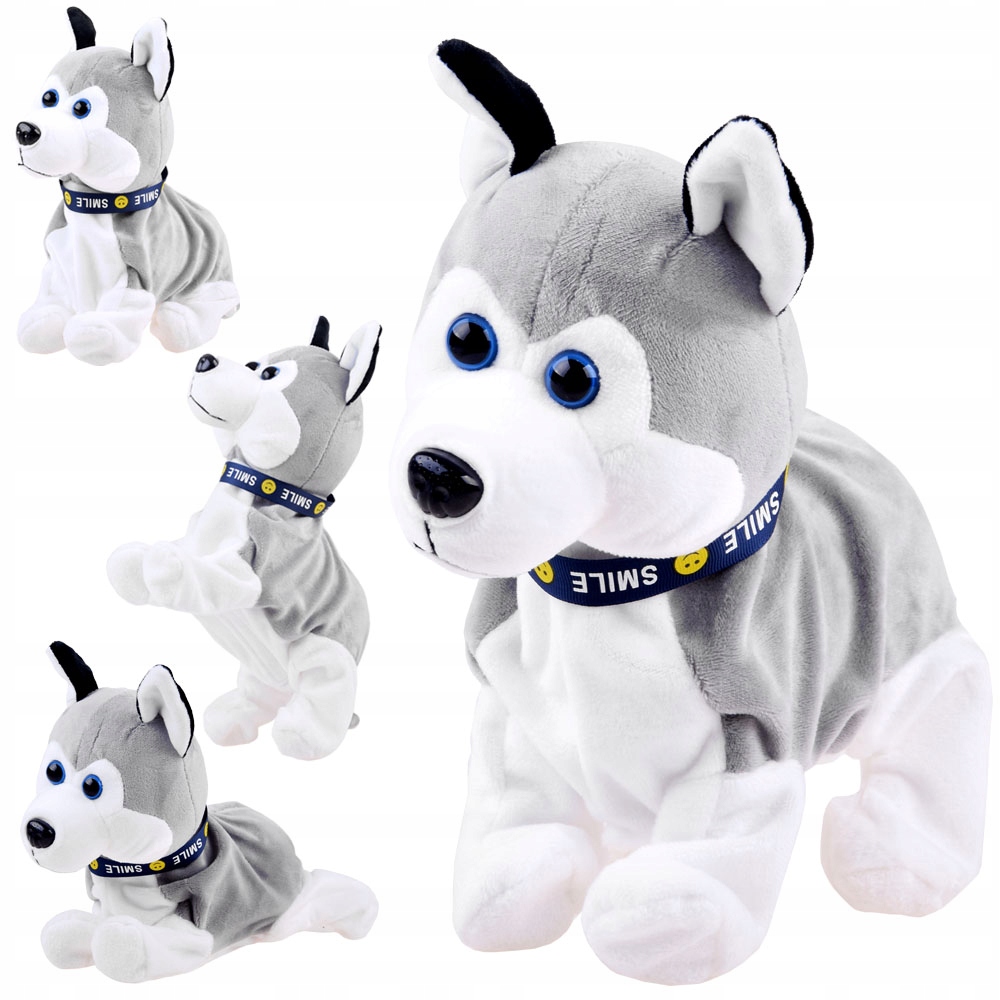 Interaktívny plyšový pes - Interaktívny pes Husky reaguje na dotyk na 1333
