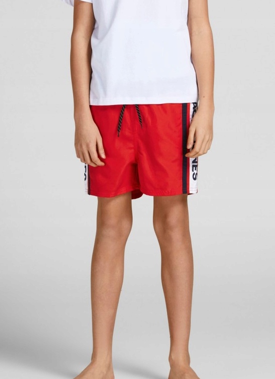 Detské plavky - Jack & Jones Boxers. 176 Red, Navy Blue