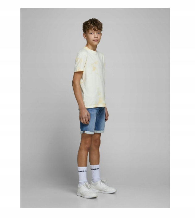 Detská košeľa - Krátke nohavice Jack & Jones 164 modrá