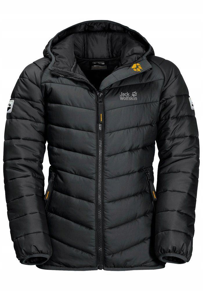 Detská bunda - Jack Wolfskin prešívaný zimná bunda 176