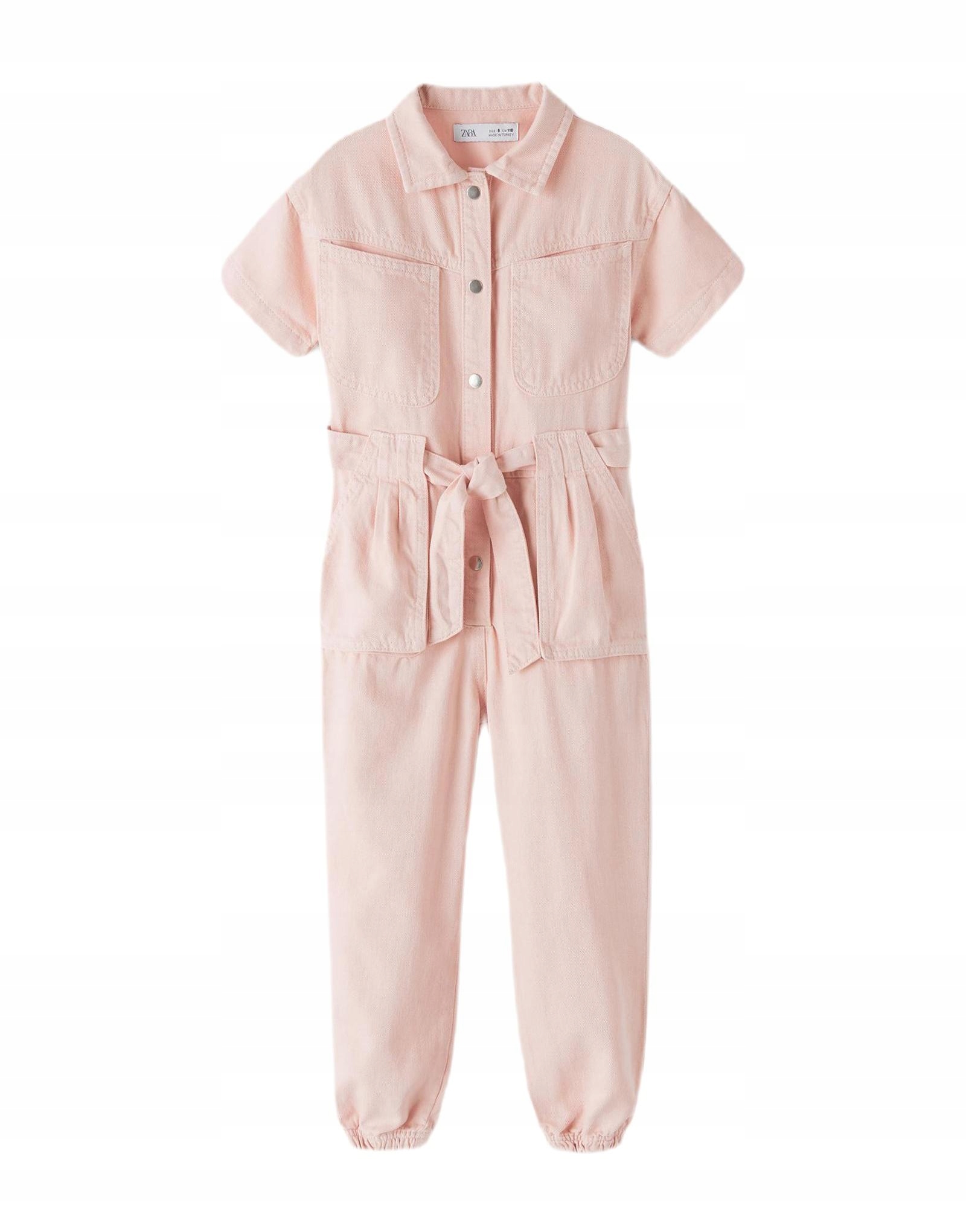 Detská kombinéza - Letný oblek Zara 128 Pink