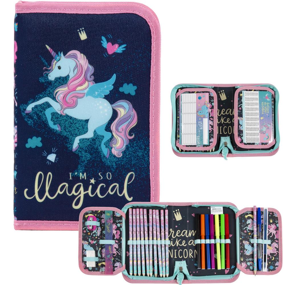 Školský peračník - Cencil Cencil Unicorn School s výbavou Unicorn