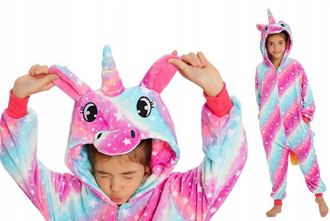 Pyžamo, župán - Onesie (kombinézy) veľkosť 128 viacnásobná