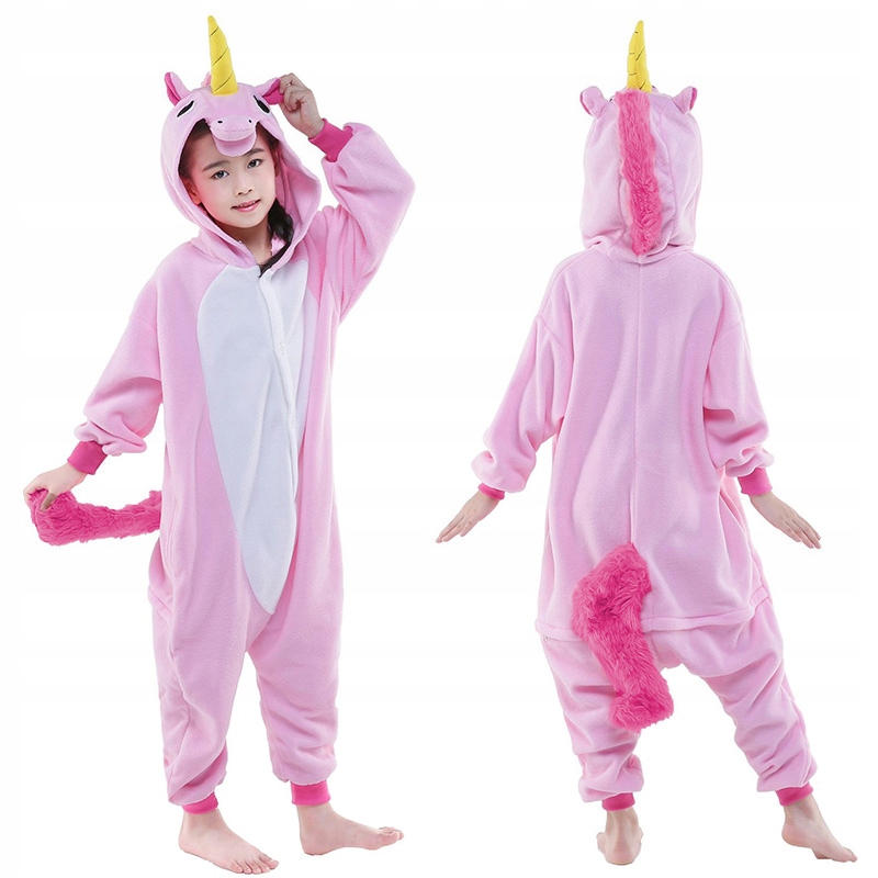 Pyžamo, župán - Onesie (kombinézy) SNM Veľkosť 145 biela, červená, ružová, viacnásobná