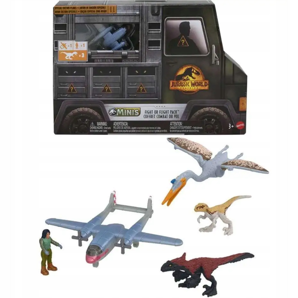 Jurassic World Dominion Park Park Jurassic Minis Flight alebo Fight 5-Pak