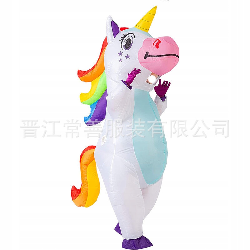 Nafukovací kostým Unicorn Halloweensky kostým