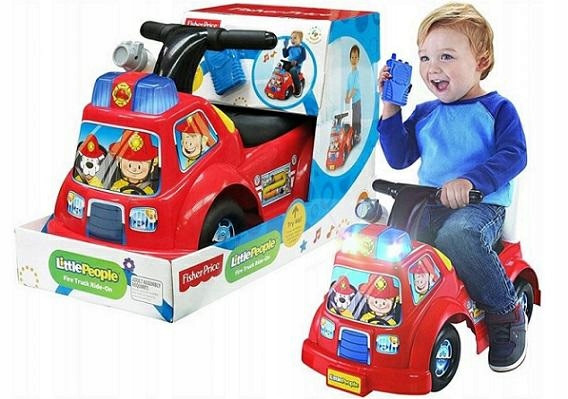 Jazda puser hasič brigáda Fisher Price Walker