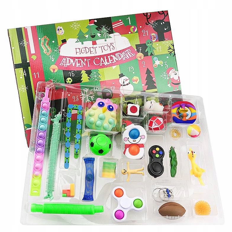 Stláčacia hračka - Advent Calendar Anti -Stress Toys Mochi