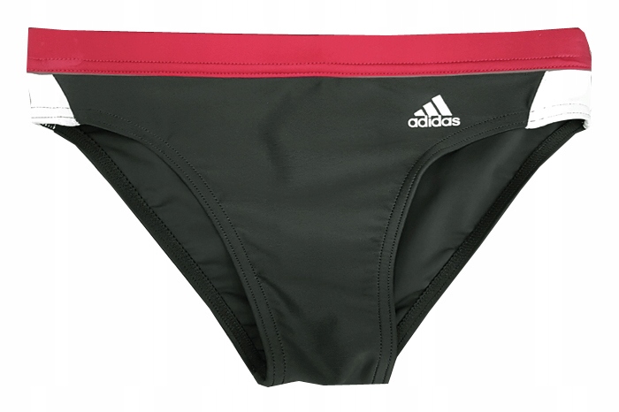 Detské plavky - Adidas skĺzne 128 červené, sivé