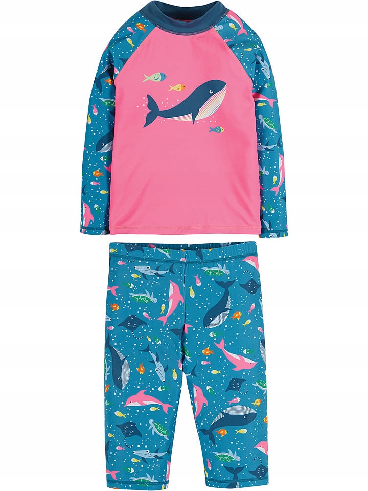Detské plavky - Dva kusové frugi outfit. 104 modrá