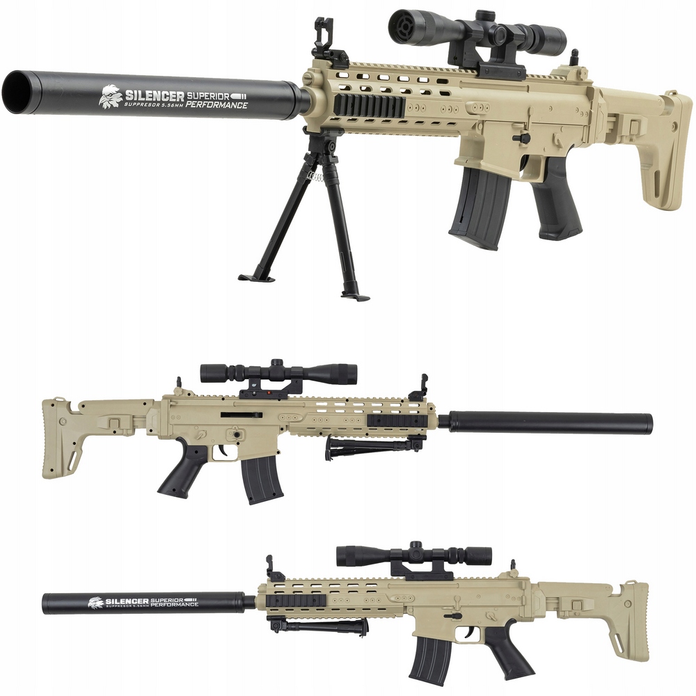 Detská puška - Ostreľovacia guľová puška MK13 ASG Imitačné zbrane pre gule 6 mm replika