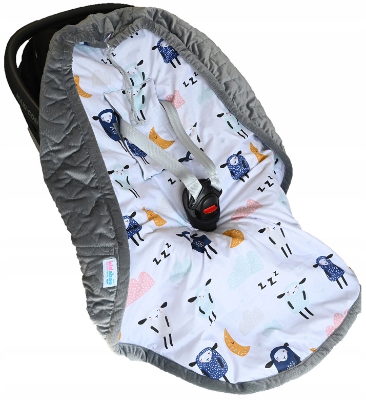 Detský spací vak -  Baby spacák Kidaboo 100 Gray, viacstorivo