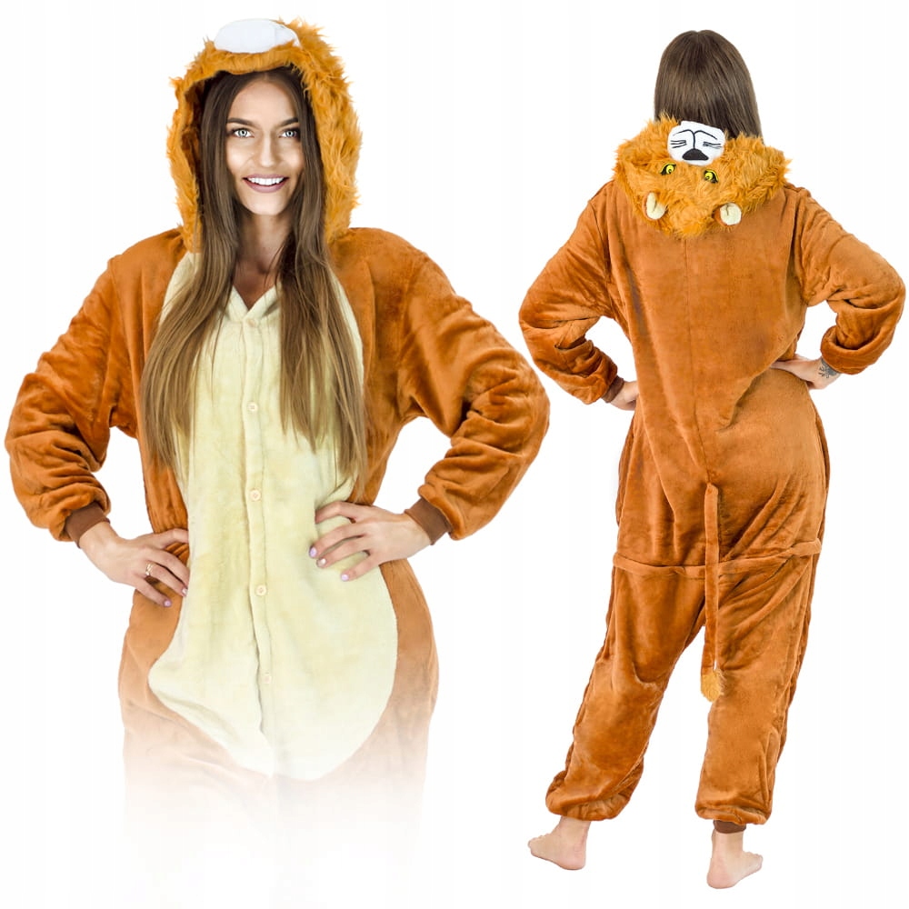 Kostým, maska - Kigurumi tiež pyžama kigu kostýmové sledovacie ukazovatele lev m