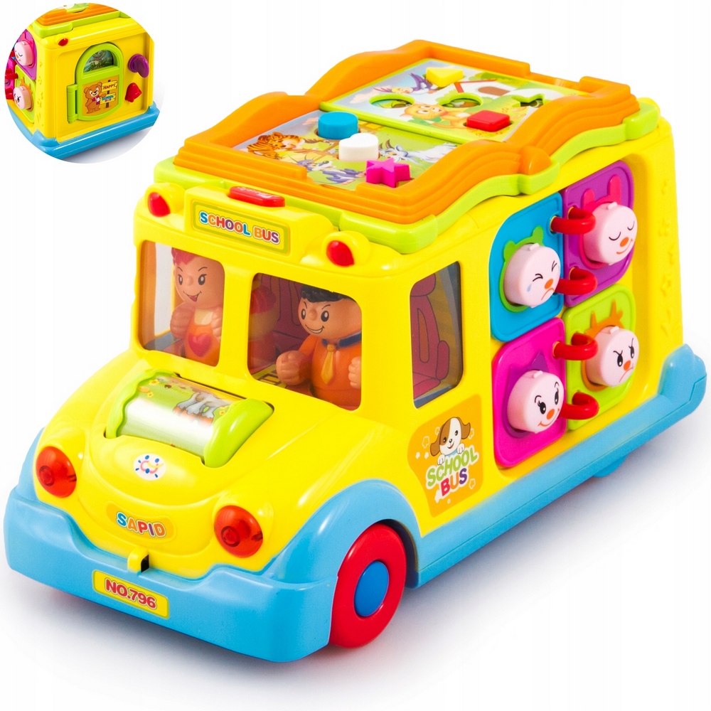 Kinderplay školský autobus interaktívne zvuky