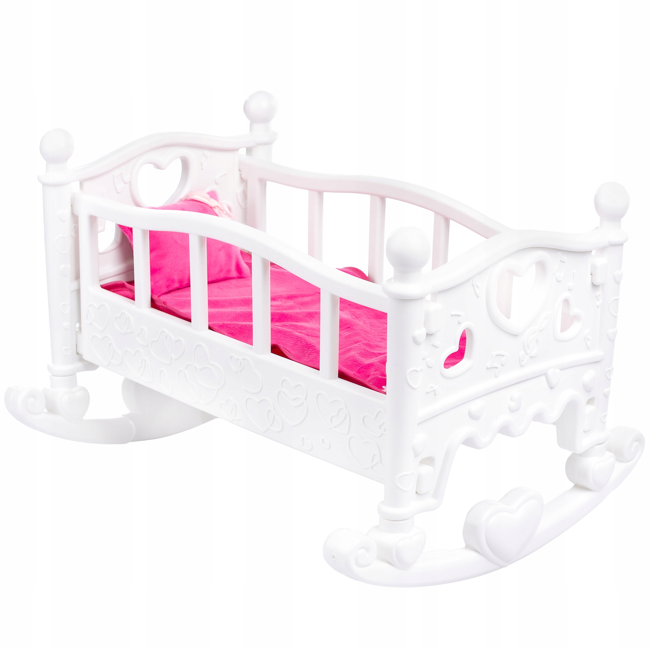 Postieľka pre bábiku - Kinderplay Doll Bed Bed Cradle posteľná posteľná bielizeň