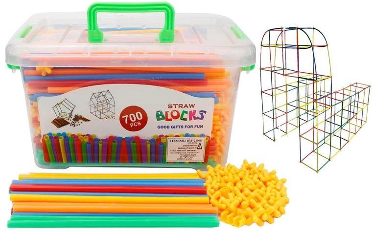 Bloky uložte slamiekové tyčinky kontajner 400el