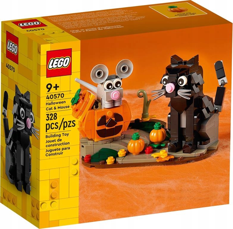 Stavebnica LEGO Classic - LEGO CLASSIC BLOCKS 40570 MAČKA A MYŠ NA HALLOWEEN