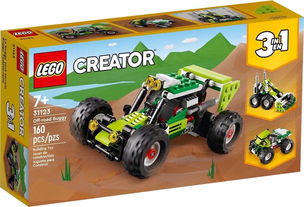 Stavebnica LEGO Creator 3 w 1 - LEGO Tvorca 31123 Field Rover 3 v 1