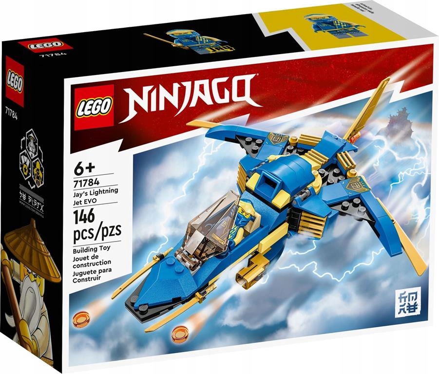 Stavebnica LEGO Ninjago - Lego Ninjago 71784 blokuje Ninja Supersonic Jay Jet
