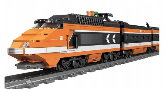 RÝCHLY ELEKTRICKÝ OSOBNÝ VLAK KOCKI CITY TGV