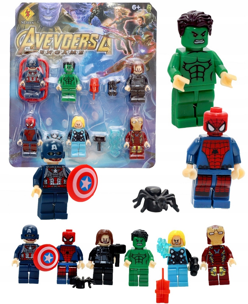 Plastová stavebnica - Mini Blocks Avengers 6 kusov + nová séria