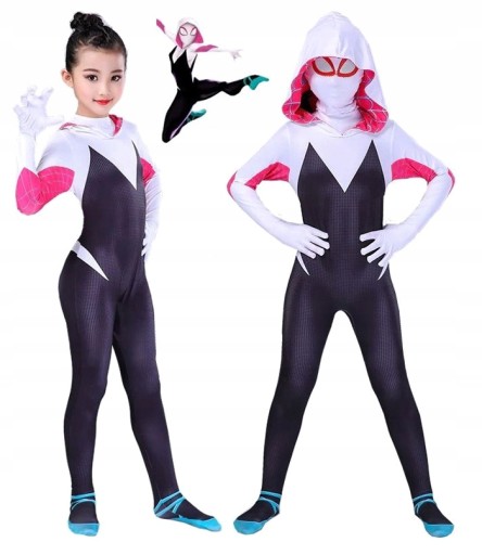 Kostým pre dievča - Ženy Spider Detské šaty Przebra 29B0a 116