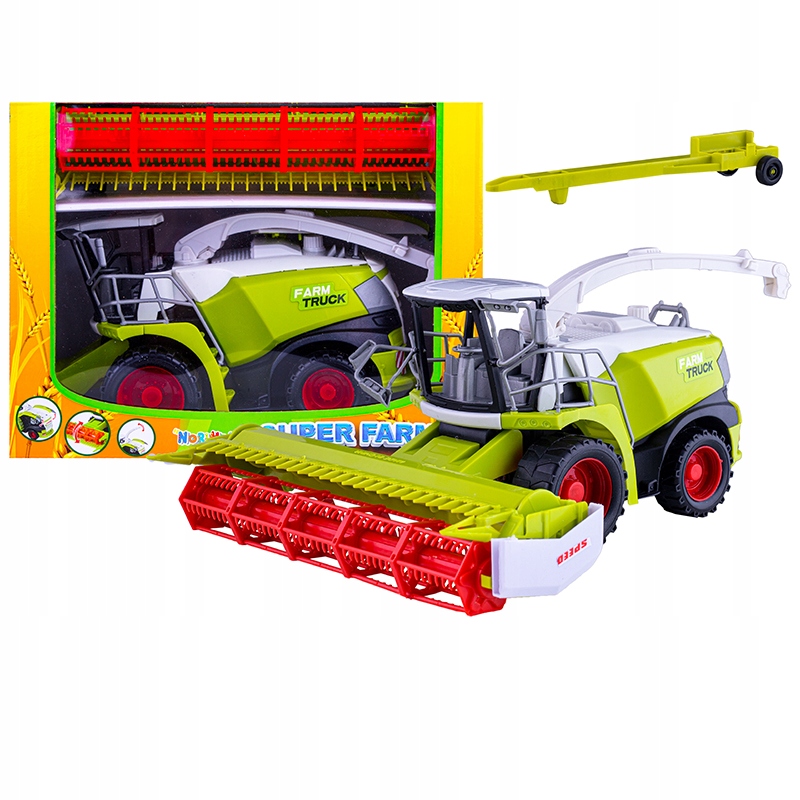 Traktor pre deti - Zrny z objatia z kombajnu veľkého poľnohospodárstva s jazdou