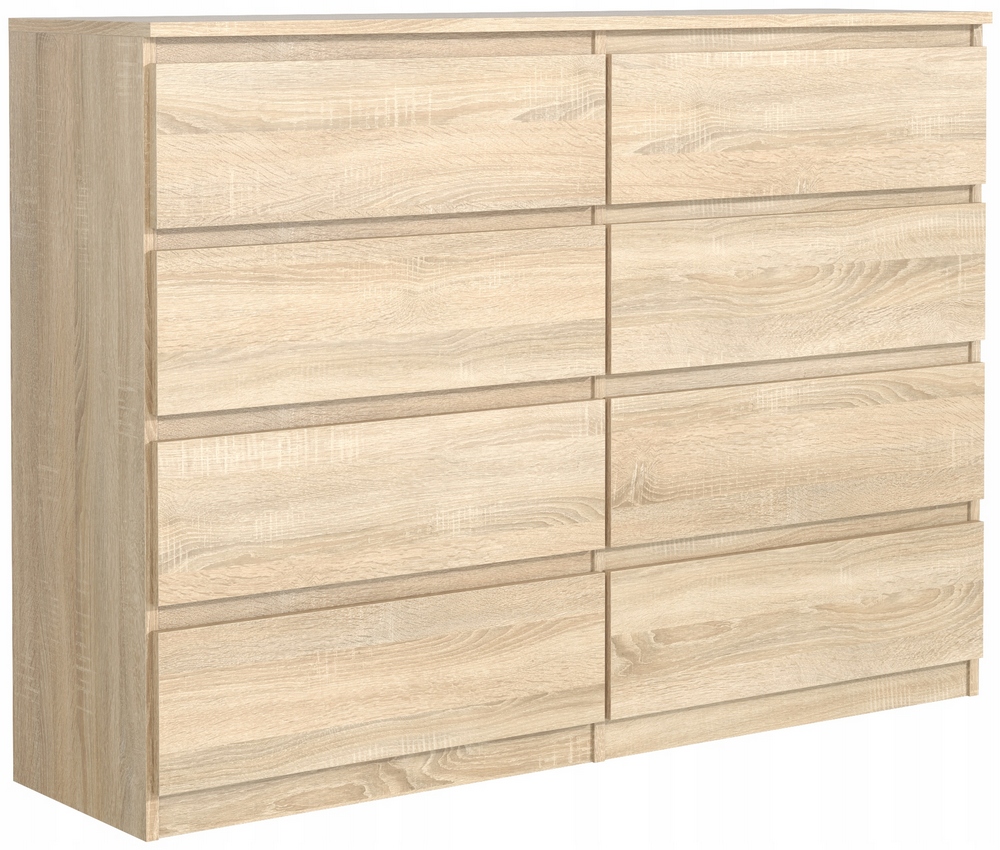 Hrudník zásuviek Masterrz stĺp 120 x 39 x 102 cm Sonoma Oak