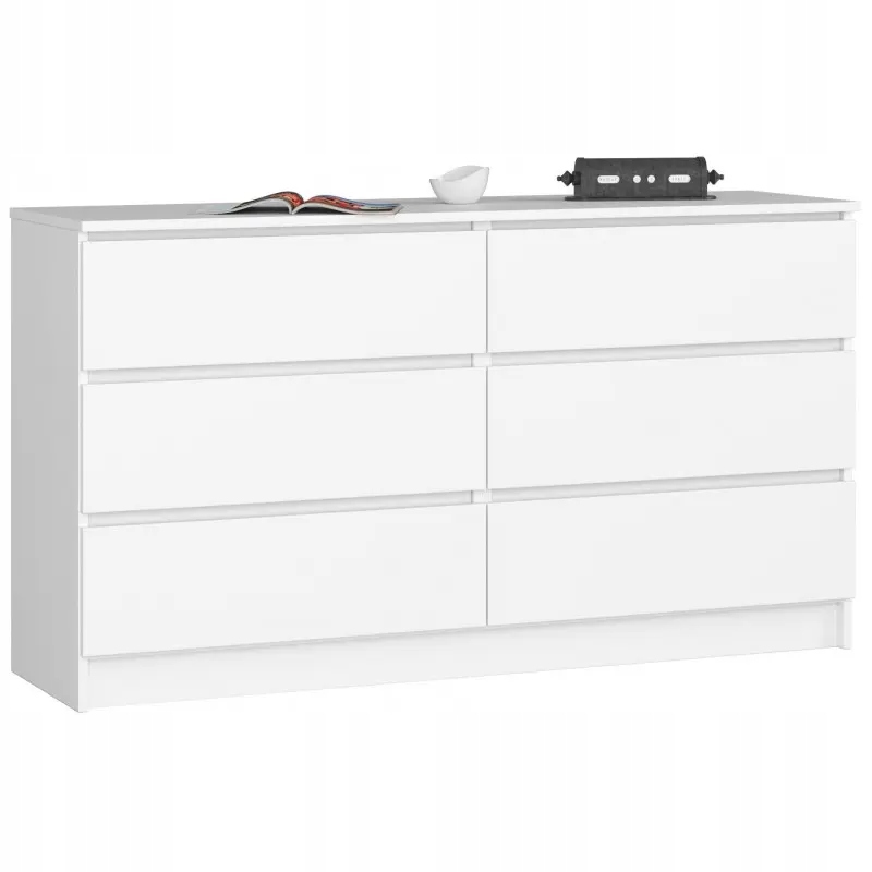 Kostol akordov K140 6SZ 138 x 40 x 77 cm biely