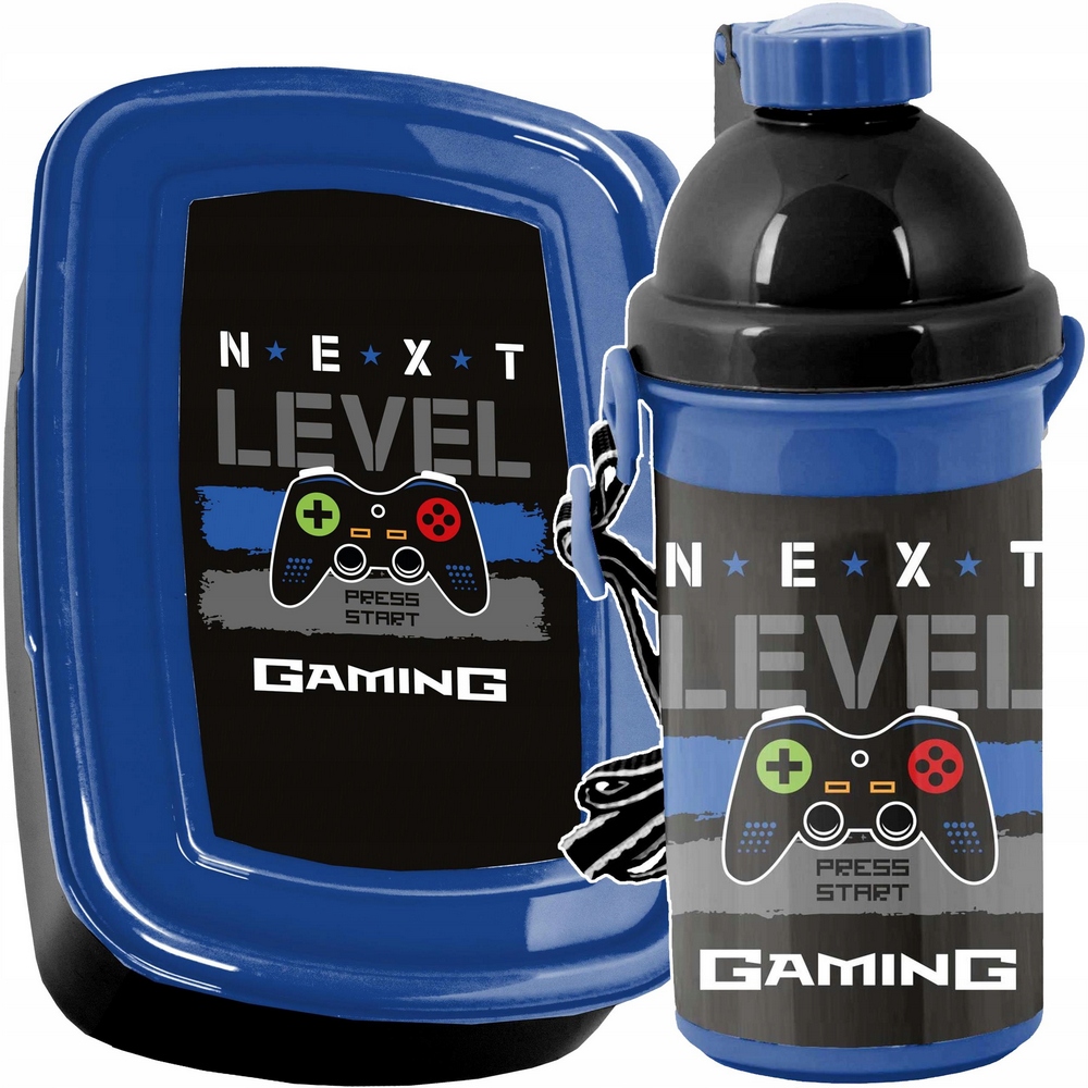 Detský desiatový box, fľaša - Hry hry Gamer Gaming Games Games Set