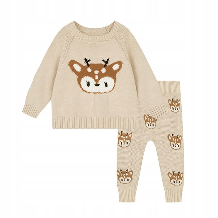 Detský komplet - Baby Set Modni-Sklep 59 Brown 2 PCS.