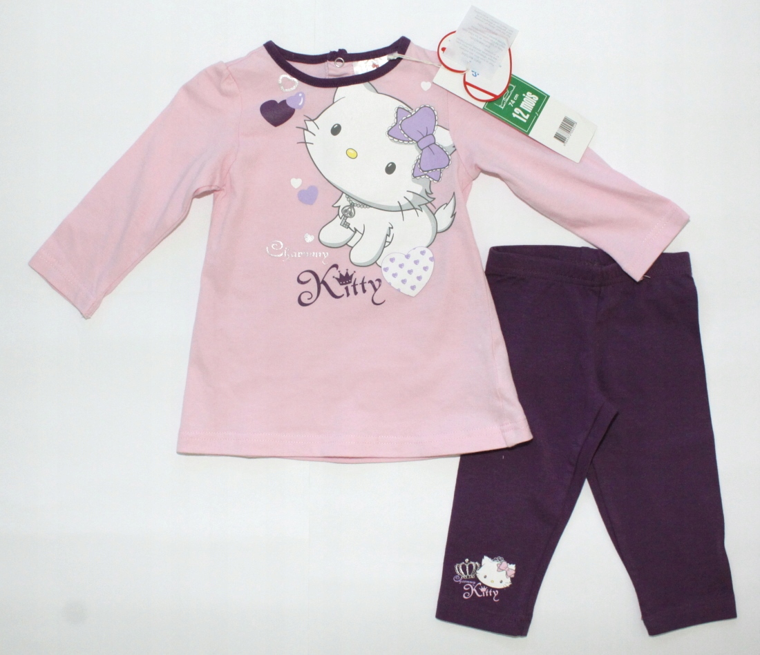 Detský komplet - Baby Set Sanrio 74 Purple, Pink 2 PCS.