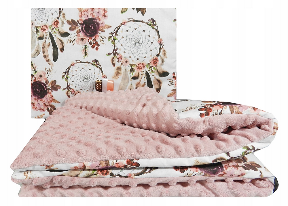 Sada Minky 75x100 prikrývka + vankúš, pre detskú postieľku