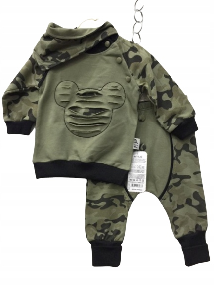 Detský komplet - Baby Set 62 Black, Multi -Colored, Green 3 PC.