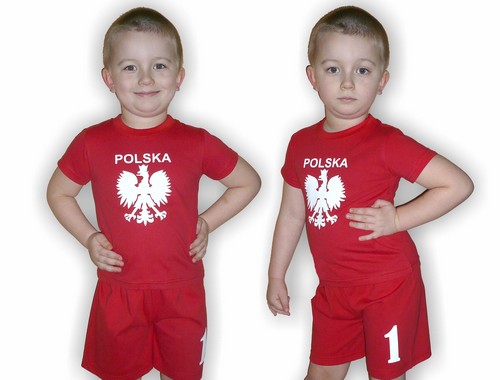 Detský komplet - Baby Set Druqart 86 White, Red 2 PCS.