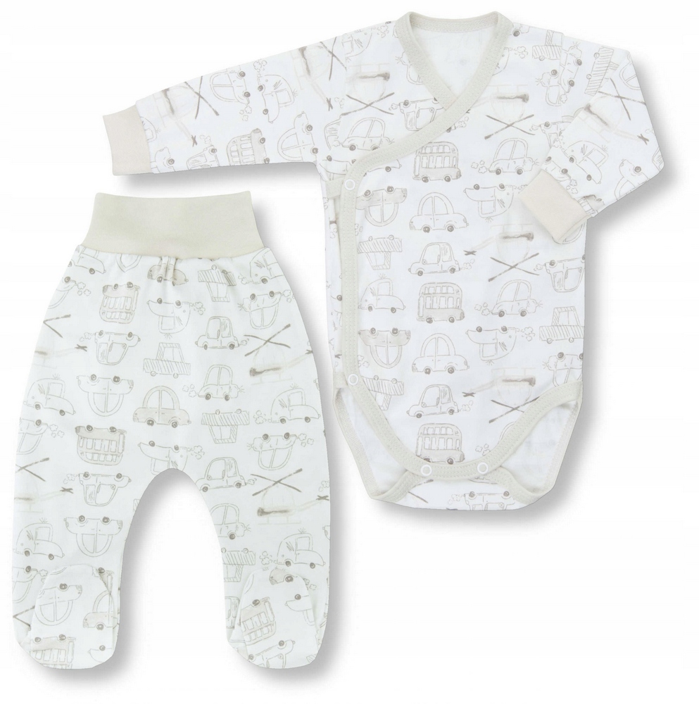 Detský komplet - Baby Set Dartomik 68 White, Ecru 2 ks.