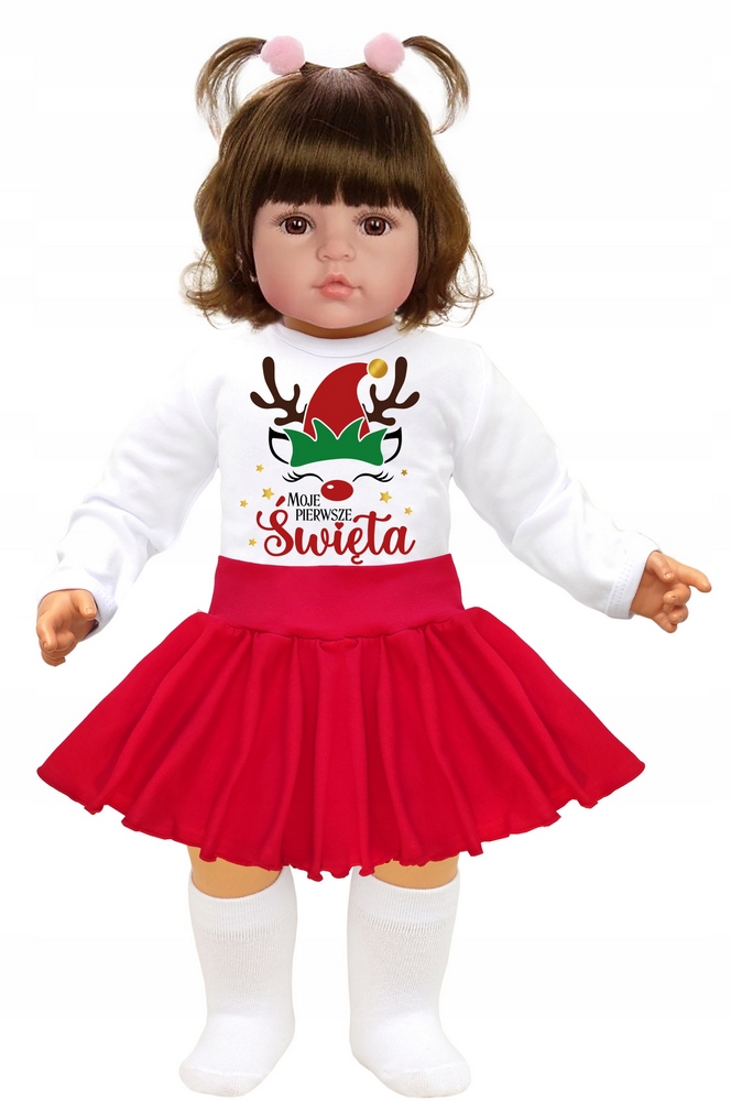 Detský komplet - Detská súprava 98 biela, červená 2 ks.