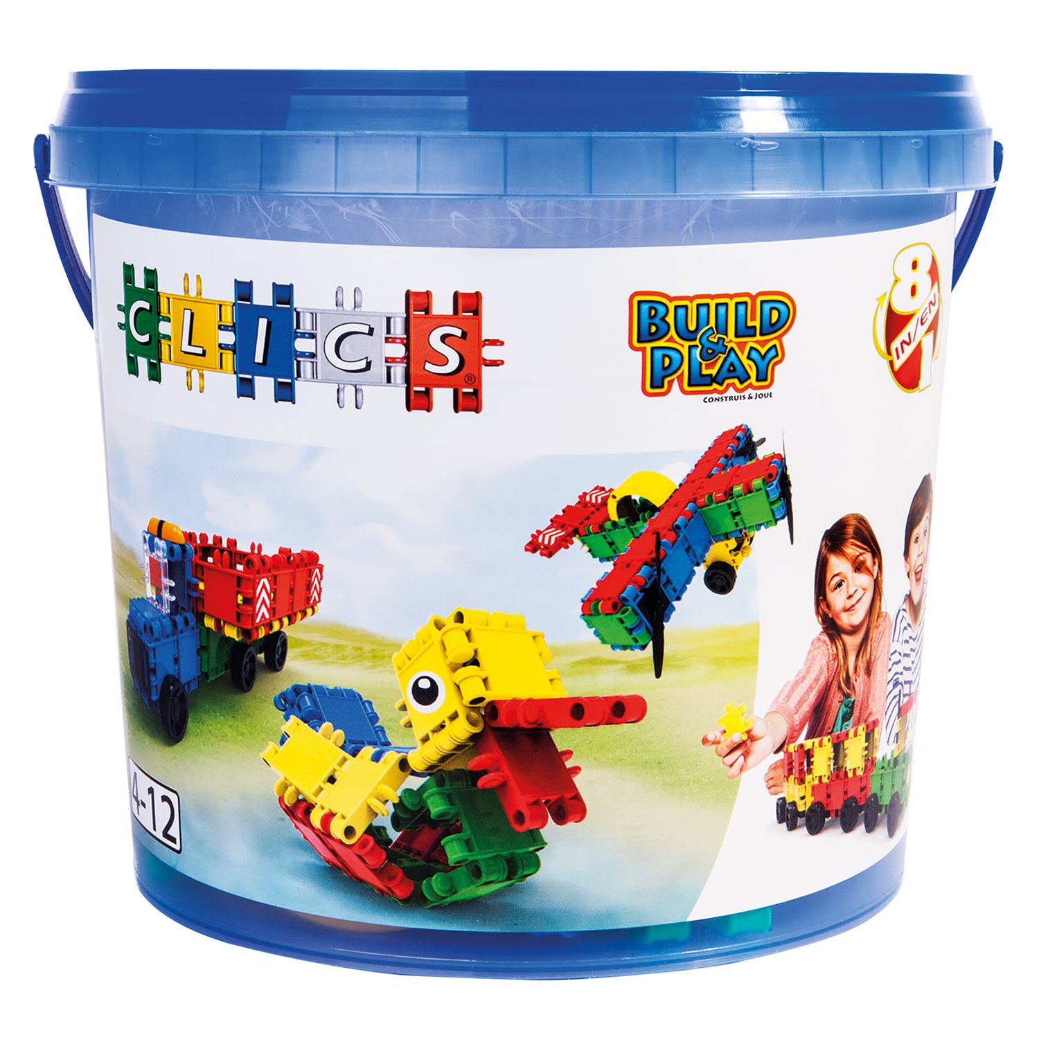 KLICS BUDOVANIE A PLAY CB-198 BLOKY WIADERKO 8IN1 160 PCS.