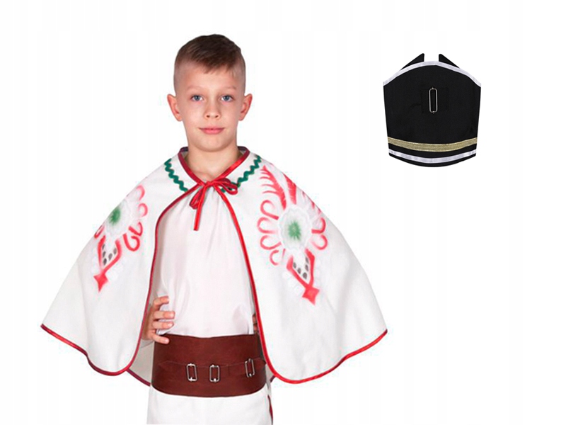 Kostým pre chlapca- Highlander Outfit Luppit Pants Pants Belt 134-140