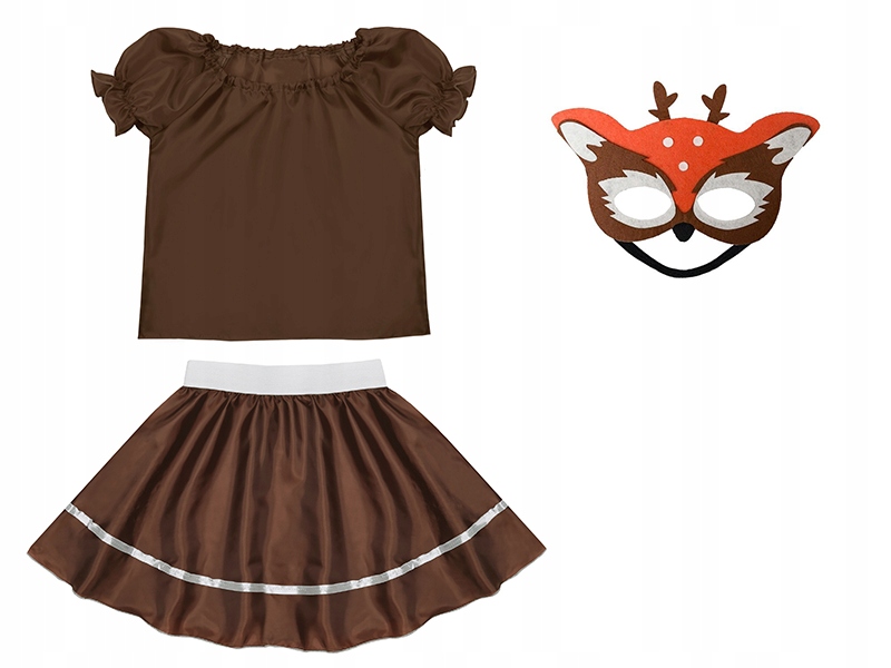 Kostým pre dievča - Zamaskovanie outfit Cape Mask Els Elza Frozen